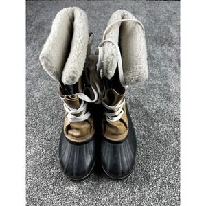 SOREL Kids Caribou Insulated Waterproof  Lined Winter Snow Boots SZ 4‎